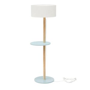 Ragaba Ufo Gulvlampe 45x150cm - Lysegrå / Hvid Lampeskærm