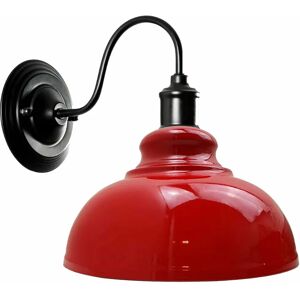 Ledsone Rød Farve Moderne Retro Væglampe Lommelygte Edison Metal Lampe Vintage Industrielt Loft Design