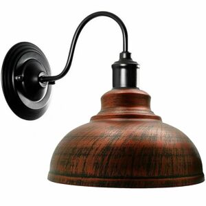 Ledsone Rustik Rød Farve Moderne Retro Væglampe Fakkel Edison Metallampe Vintage Industrielt Loftdesign