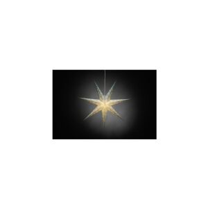 Konstsmide 2933-420 Julestjerne Glødepære, LED (RGB) Blå med udstansede motiver, med kontakt