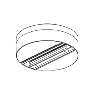 CSDK-SL Global pro GA 70-2 loftroset til 3-faset adaptor 230V, fasevælger skal i position 1, ingen 3 faset tilslutning, sort. - PROFESSIONEL