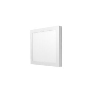 Nedis Wi-Fi Smart - Loftslampe - LED - 18 W (tilsvarende 75 W) - klasse F - RGB/varm til kold hvidt lys - 2700-6500 K - kvadrat - hvid