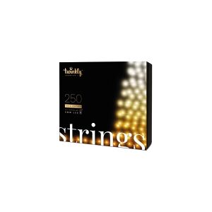 Twinkly Strings Gold Edition 250 LEDs AWW - 20 meter/250 lys