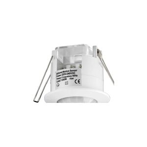 Goobay 95173, Passiv infrarød (PIR) sensor, Ledningsført, 6 m, Loft, Indendørs, Hvid