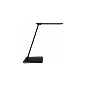 Bordlampe Unilux Linka LED foldbar sort USB+IQ oplader