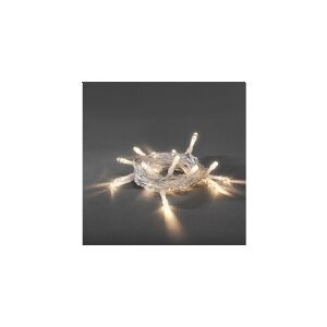 Konstsmide Light set, Dekorativ lyskæde, Transparent, Plast, Polyvinylchlorid (PVC), IP20, 30 Lampe( r), LED