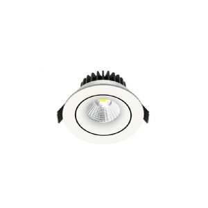 Nordtronic Downlight Velia Tilt DTW 12,7W 1800-3000K, 230V rund, hvid