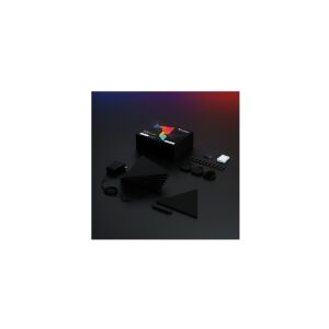 Nanoleaf Shapes Starter Kit - Lyspanelsæt - LED - 230 x 200 mm - 1.5 W - 16 millioner farver - 1200-6500 K - triangel - sort