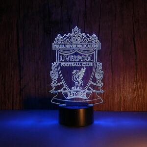 3d Led Night Light Liverpool Football Club Natlampe til børn i soveværelset