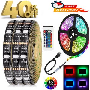 brand 1-5M USB LED Strip Lights RGB Color 5050 Skiftende Tape Skab Køkkenbelysning 5M Strip light Full Kit