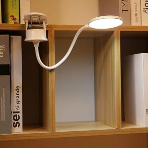 Clip-on-lampe, batteridrevet læselampe, Clip-on-lys til seng C