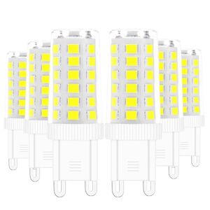 6-pak 5W G9 LED-lampe, svarende til 40W halogenlampe Hvid 6000K