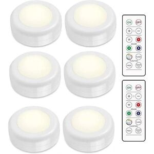 INF LED Spotlight-pakke - 6 stilfulde lys med 2 praktiske fjernbetjeninger - Indret dit hjem