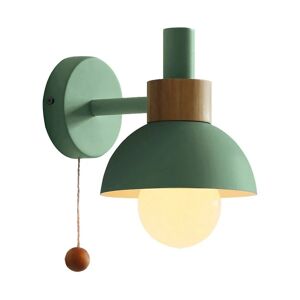 Stue Veranda Gang Lampe Nordisk Minimalistisk Moderne Soveværelse Sengelampe Macaron Væglampe(grøn)