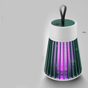 Mosquito Killer Lampe Lav støj Lav stråling USB-opladning Multifunktionel bærbar myggelampe til hjemmecamping[Opladningsmodel] (Green)Type2