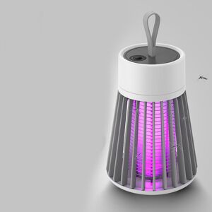 Mosquito Killer Lampe Lav støj Lav stråling USB-opladning Multifunktionel bærbar myggelampe til hjemmecamping [Opladningsmodel] (Gray)Type2
