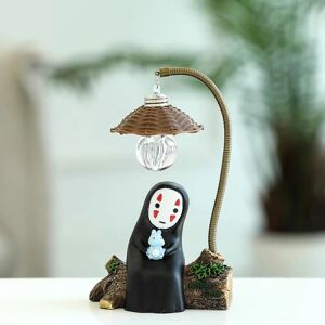 Spirited Away No Face Man Night Light Chi Chihiro Bord Skrivebordslampe Miyazaki Hayao Anime Kaonashi Kids Gift