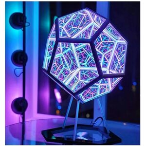 Infinite Dodecahedron Color Art Light Usb Charging Lamp Home Desktop Decoration