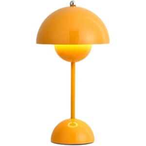 DAO Led Flowerpot bordlampe, moderne Macaron lampe, dæmpbar bordlampe med 3 farver [DB] Yellow