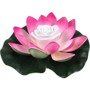 18/28 cm falsk Lotus Flower Led swimmingpool Havedam flydende blomsterlampe Jikaix Gradient 18cm