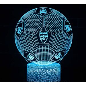 Fodboldgaver til drenge Fodbold 3d Illusion Lampe Fodbold 3d natlampe Gave til drenge piger