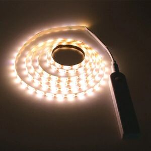 Led Lys Strip PIR Bevægelsessensor VARM HVID 2M Warm white 2m