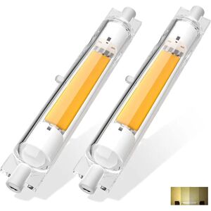 2 stk R7s 118mm Led pære 20w dæmpbar, varm hvid 3000k, ingen flimren