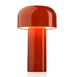 Led Creative Mushroom genopladelig bordlampe 3w 3 lysniveauer Metal Natlys-FARVE: Rød