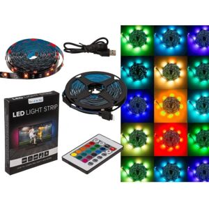 LED-Strip Lights med RGB / Lyskæde / LED-liste - 5 meter Multicolor