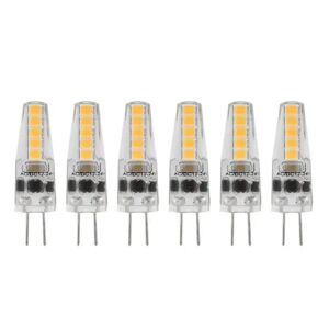LED-pære 2W dobbeltbensbund dæmpbar pære velegnet til loftslampe bordlampe 200lm varm hvid 3000K AC 12-24V