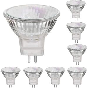 unbranded 12v 35w halogenlamper Gu5.3 Spot Base Varm hvid, dæmpbar, pakke med 8 35W