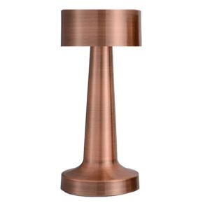 Bærbar LED-bordlampe med berøringssensor, genopladelig (bronze)