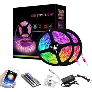 Lighthouse Fleksibel 10m RGB LED strip / Lyssløjfe / LED-Strip Bluetooth APP Multicolor