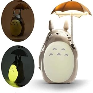 PIKACHU IC Totoro Led Nattlampa For Barn, USB Opladningsbart læsbord