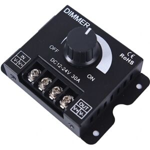 1stk dc12v/24v 30a led switch dimmer controller til led strip si