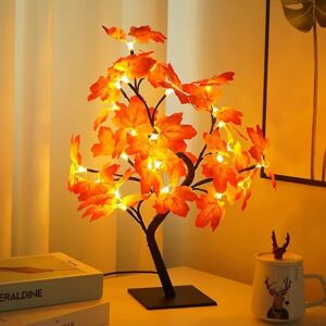 Autumn Leaves Bordlampe, Led Lampegren, Led Tree Light, Soveværelses sengelampe, Natlamper Skrivebordslys Dekorationslampe til jul, indendørs, hjem D