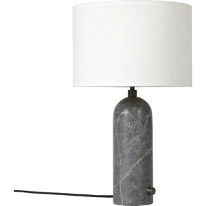 Gubi Gravity Table Lamp Small - Grå Marmor Base Hvid Skærm