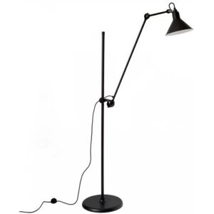 DCW Mantis DCW Editions Lampe Gras N215 Gulvlampe Konisk H: 135cm - Sort/Sort