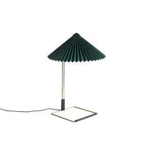 Hay Matin Table Lamp 380 Large Ø: 38 cm - Green / Brass