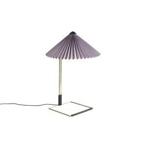 Hay Matin Table Lamp 380 Large Ø: 38 cm - Lavender / Brass