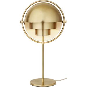 GUBI Multi-Lite bordlampe Ø:24 cm Brass base - Shiny Brass skærm