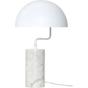 Hübsch Poise Bordlampe Ø: 30 cm - Hvid/Metal/Marmor