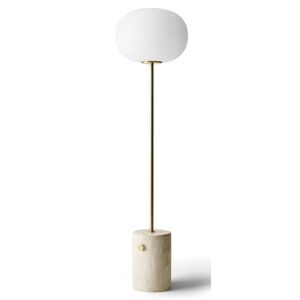 Audo Copenhagen JWDA Floor Lamp Travertine H: 150 cm - Brushed Brass