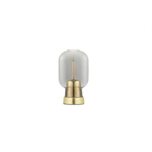 Normann Copenhagen Amp Bordlampe H: 26,5cm - Smoke/Messing