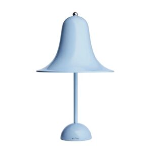 Verpan Pantop Ø23 Bordlampe H: 38cm - Light Blue/Glossy Airy Blue