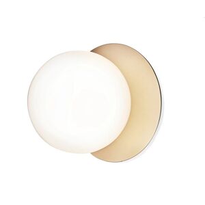 Nuura Liila 1 Medium Væg-/loftlampe Ø: 16,5cm - Nordic Gold/Opal White OUTLET