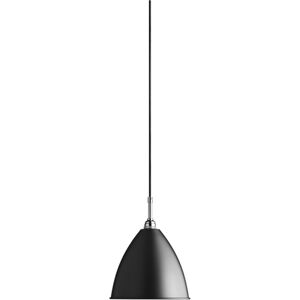 Gubi Bestlite BL9 Pendant Ø:21 cm M Chrome Base - Black skærm