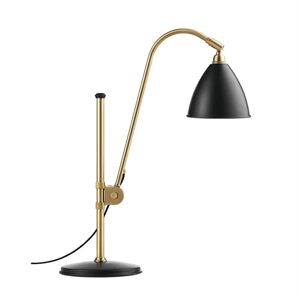 Gubi Bestlite BL1 Table Lamp Ø: 16 cm - Charcoal Black/Brass