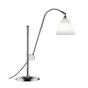 GUBI Bestlite BL1 Table Lamp Ø:16 cm Chrome Base - Bone China skærm