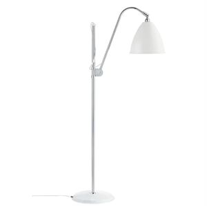 Gubi Bestlite BL3 Floor Lamp Ø:21 cm M Chrome Base - Matt White skærm